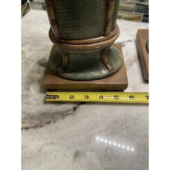 Pacific Coast Lighting Ceramic And Marble Candle Holders Pillars Candlesticks - Picture 5 of 11